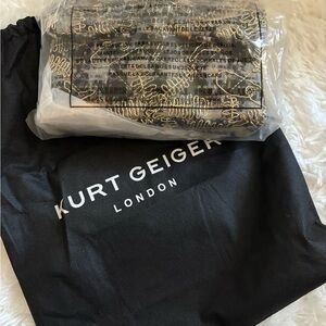 Kurt Geiger London Black, Blue and Gold Handbag
